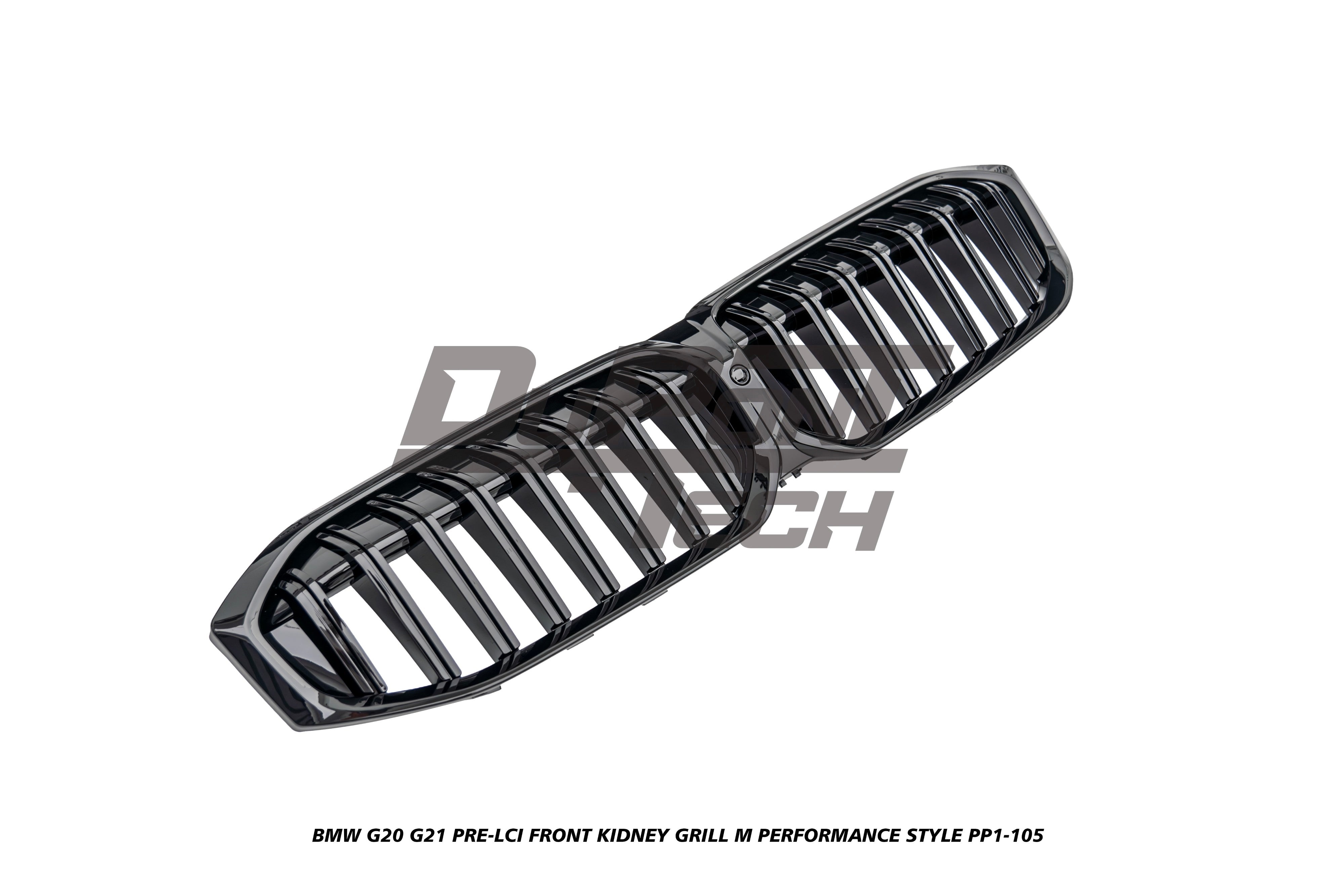 BMW 3 Series M340i 330i 320i G20 G21 Pre-LCI 2019 2020 2021 2022 with Aftermarket Parts - M Performance Style Front Kidney Grill ABS from DuPont Tech