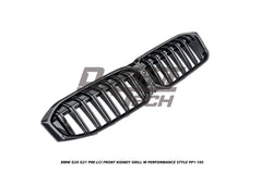 BMW 3 Series M340i 330i 320i G20 G21 Pre-LCI 2019 2020 2021 2022 with Aftermarket Parts - M Performance Style Front Kidney Grill ABS from DuPont Tech