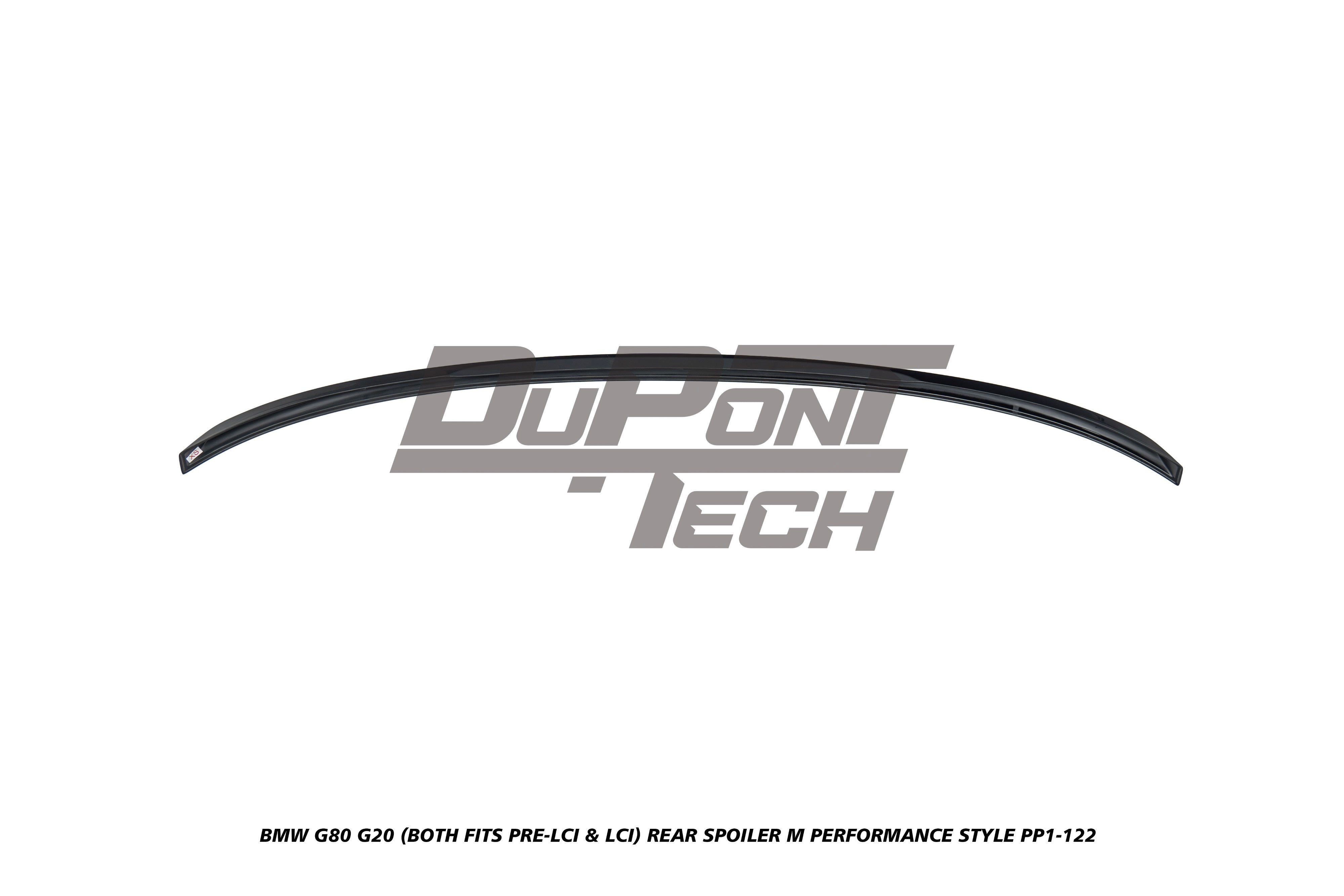 BMW M3 G80 2021-ON &  3 Series M340i 330i (Fits Both Pre-LCI &  LCI) G20 2019-ON with Aftermarket Parts - M Performance Style Rear Spoiler ABS from DuPont Tech