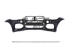 BMW X5 xDrive50i eDrive F15 (Both Fits Pre-LCI & LCI) 2014 2015 2016 2017 2018 with Aftermarket Parts - M Sport Performance Conversion Style Front Bumper PP Polypropylene from DuPont Tech