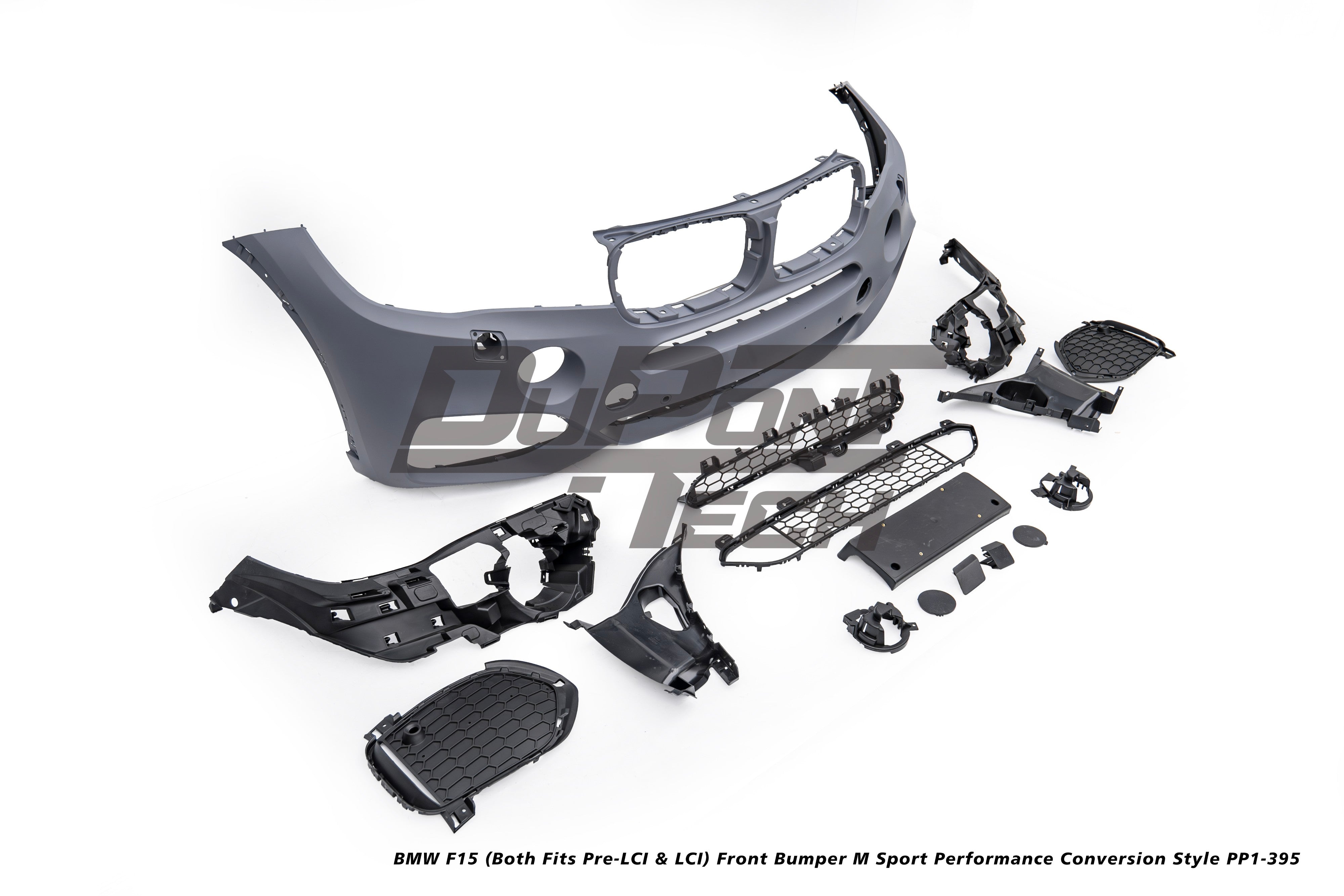 BMW X5 xDrive50i eDrive F15 (Both Fits Pre-LCI & LCI) 2014 2015 2016 2017 2018 with Aftermarket Parts - M Sport Performance Conversion Style Front Bumper PP Polypropylene from DuPont Tech