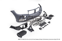 BMW X5 xDrive50i eDrive F15 (Both Fits Pre-LCI & LCI) 2014 2015 2016 2017 2018 with Aftermarket Parts - M Sport Performance Conversion Style Front Bumper PP Polypropylene from DuPont Tech