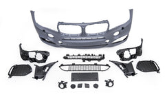 BMW X5 xDrive50i eDrive F15 (Both Fits Pre-LCI & LCI) 2014 2015 2016 2017 2018 with Aftermarket Parts - M Sport Performance Conversion Style Front Bumper PP Polypropylene from DuPont Tech