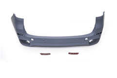 BMW X5 xDrive50i eDrive F15 (Both Fits Pre-LCI & LCI) 2014 2015 2016 2017 2018 with Aftermarket Parts - M Sport Performance Conversion Style Rear Bumper PP Polypropylene from DuPont Tech