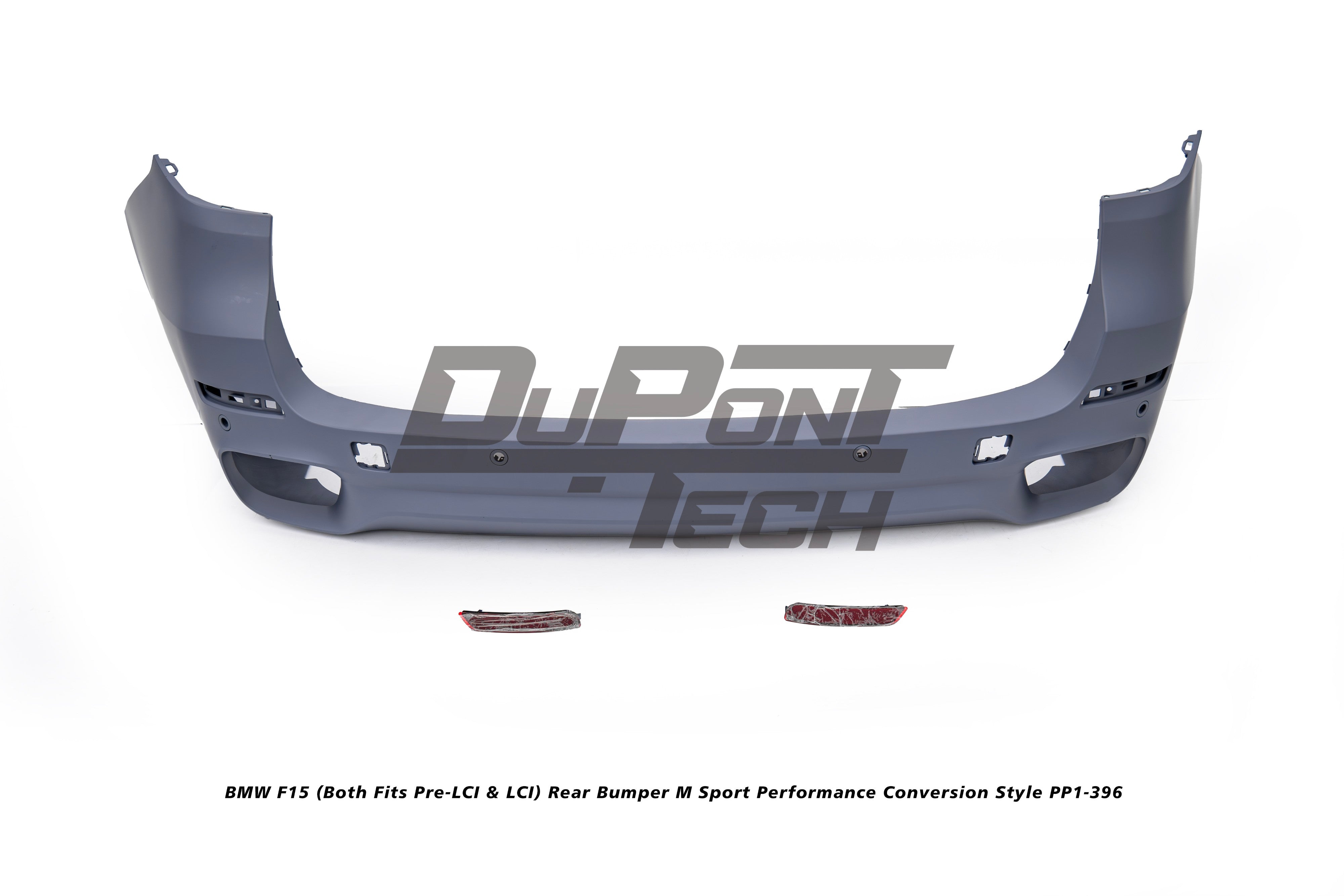 BMW X5 xDrive50i eDrive F15 (Both Fits Pre-LCI & LCI) 2014 2015 2016 2017 2018 with Aftermarket Parts - M Sport Performance Conversion Style Rear Bumper PP Polypropylene from DuPont Tech