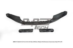 BMW X6 M50d xDrive50i s/xDrive35i xDrive40d xDrive30d (With M-Package, does not fit base model) F16 (Both Fits Pre-LCI & LCI) 2015 2016 2017 2018 2019 with Aftermarket Parts - M Sport Performance Conversion Style Rear Diffuser ABS from DuPont Tech