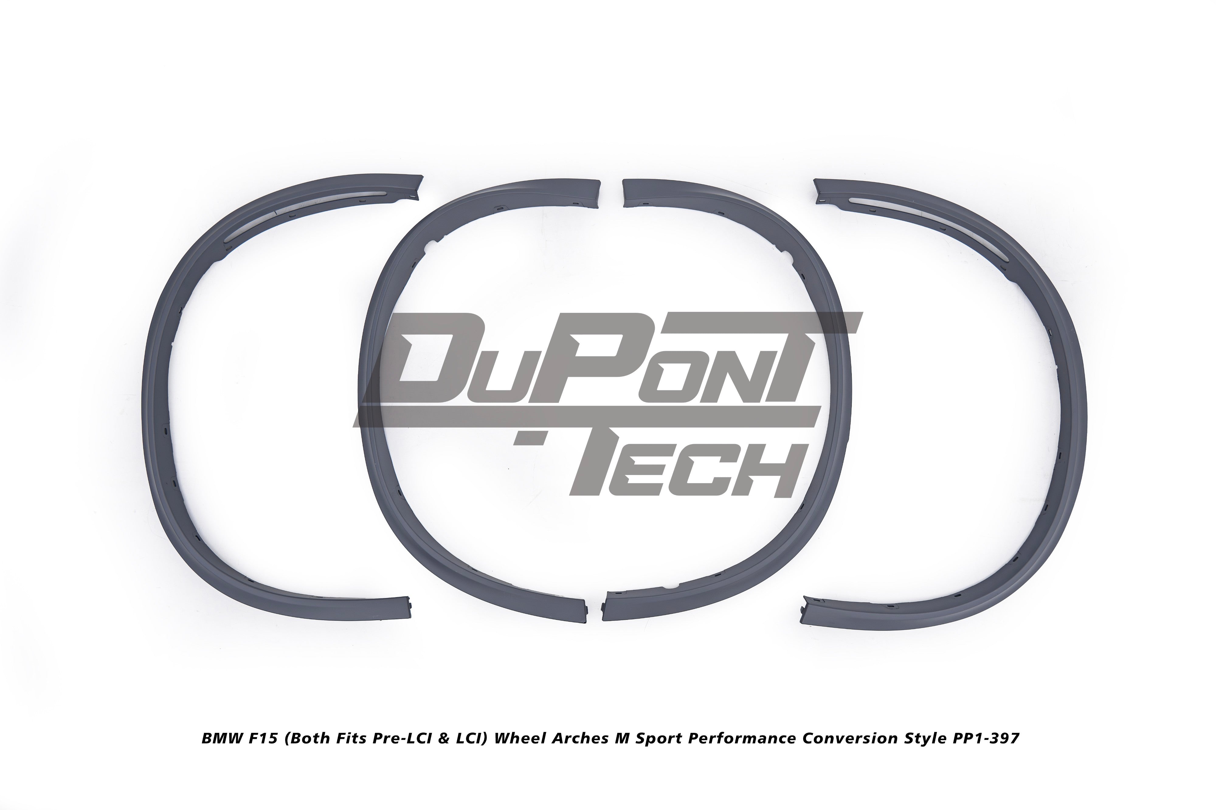 BMW X5 xDrive50i eDrive F15 (Both Fits Pre-LCI & LCI) 2014 2015 2016 2017 2018 with Aftermarket Parts - M Sport Performance Conversion Style Wheel Arches PP Polypropylene from DuPont Tech