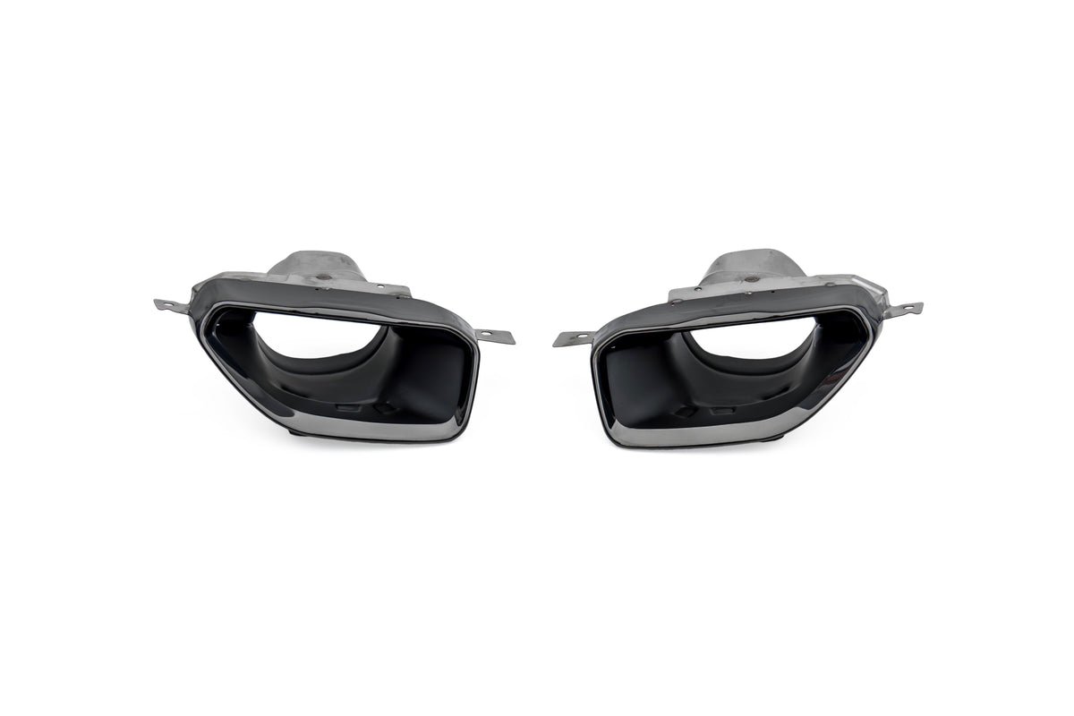 BMW 3 Series M340i 330i 320i G20 LCI 2023-ON with Aftermarket Parts - M Sport Performance Style Exhaust Tips Stainless Steel from DuPont Tech