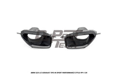 BMW 3 Series M340i 330i 320i G20 LCI 2023-ON with Aftermarket Parts - M Sport Performance Style Exhaust Tips Stainless Steel from DuPont Tech