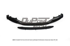 BMW X5 M50d xDrive50i (With M-Package Bumper, does not fit base model) F15 (Both Fits Pre-LCI & LCI) 2014 2015 2016 2017 2018 with Aftermarket Parts - M Sport Performance Conversion Style Front Lip ABS from DuPont Tech