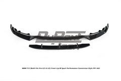 BMW X5 M50d xDrive50i (With M-Package Bumper, does not fit base model) F15 (Both Fits Pre-LCI & LCI) 2014 2015 2016 2017 2018 with Aftermarket Parts - M Sport Performance Conversion Style Front Lip ABS from DuPont Tech