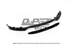 BMW X5 M50d xDrive50i (With M-Package Bumper, does not fit base model) F15 (Both Fits Pre-LCI & LCI) 2014 2015 2016 2017 2018 with Aftermarket Parts - M Sport Performance Conversion Style Front Lip ABS from DuPont Tech