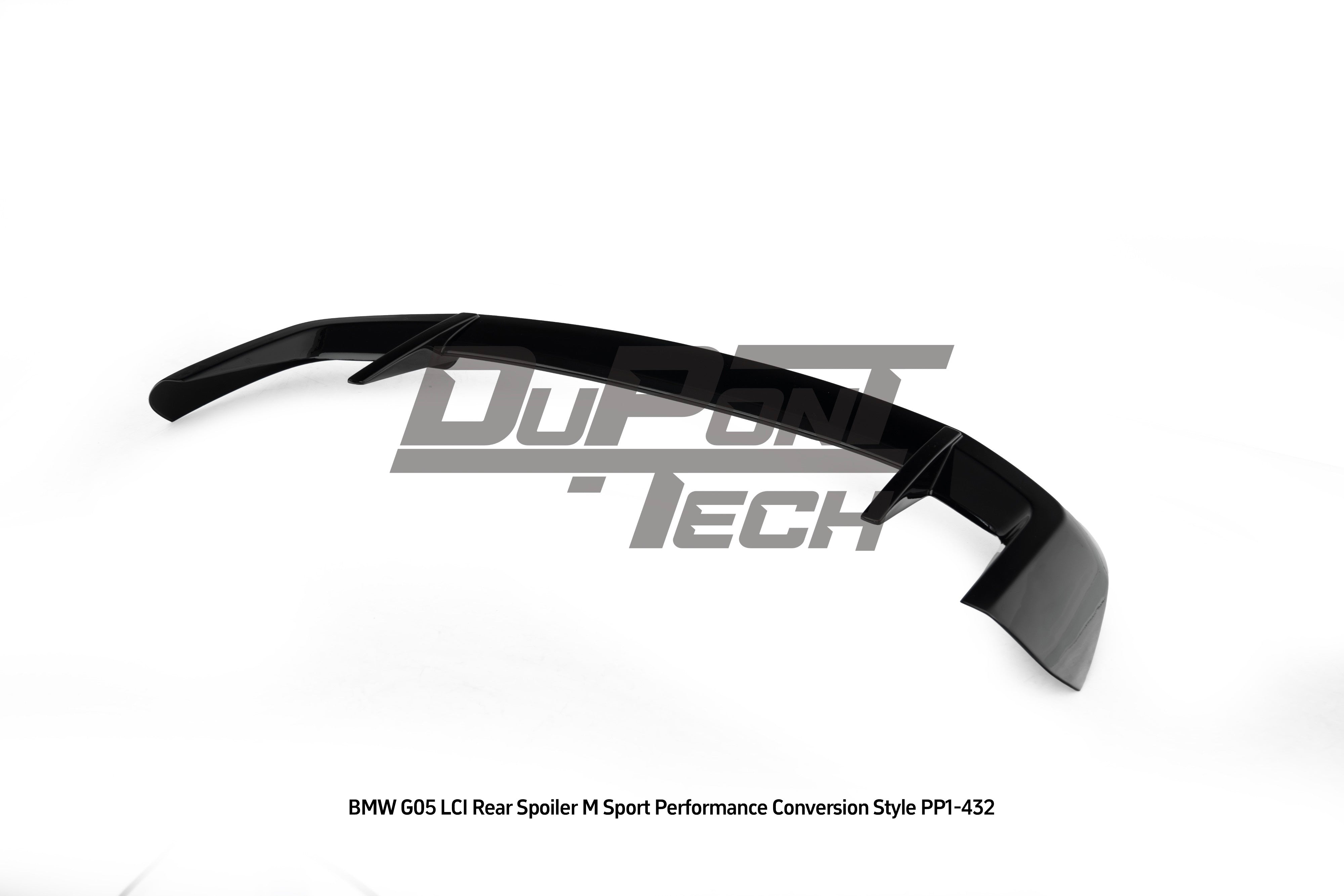BMW X5 M60i s/x Drive 40i xDrive 50e G05 LCI 2024-ON with Aftermarket Parts - M Sport Performance Style Rear Spoiler ABS from DuPont Tech