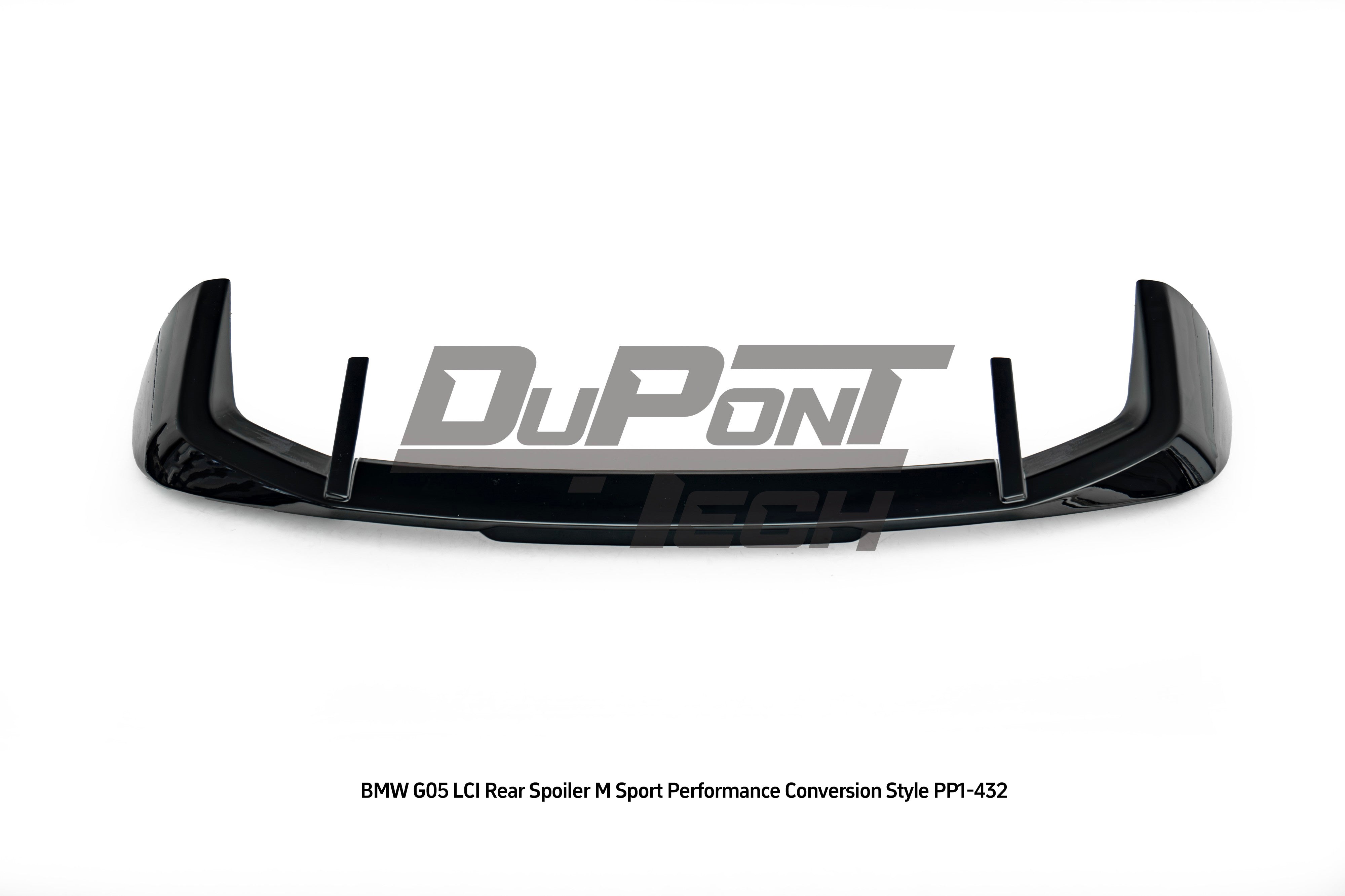 BMW X5 M60i s/x Drive 40i xDrive 50e G05 LCI 2024-ON with Aftermarket Parts - M Sport Performance Style Rear Spoiler ABS from DuPont Tech