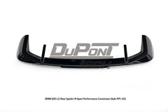 BMW X5 M60i s/x Drive 40i xDrive 50e G05 LCI 2024-ON with Aftermarket Parts - M Sport Performance Style Rear Spoiler ABS from DuPont Tech