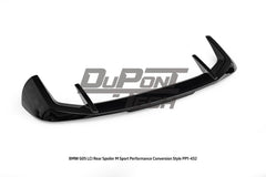 BMW X5 M60i s/x Drive 40i xDrive 50e G05 LCI 2024-ON with Aftermarket Parts - M Sport Performance Style Rear Spoiler ABS from DuPont Tech