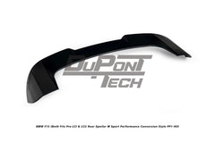 BMW X5 M50d xDrive50i eDrive F15 (Both Fits Pre-LCI &  LCI) 2014 2015 2016 2017 2018 with Aftermarket Parts - M Sport Performance Conversion Style Rear Spoiler ABS from DuPont Tech