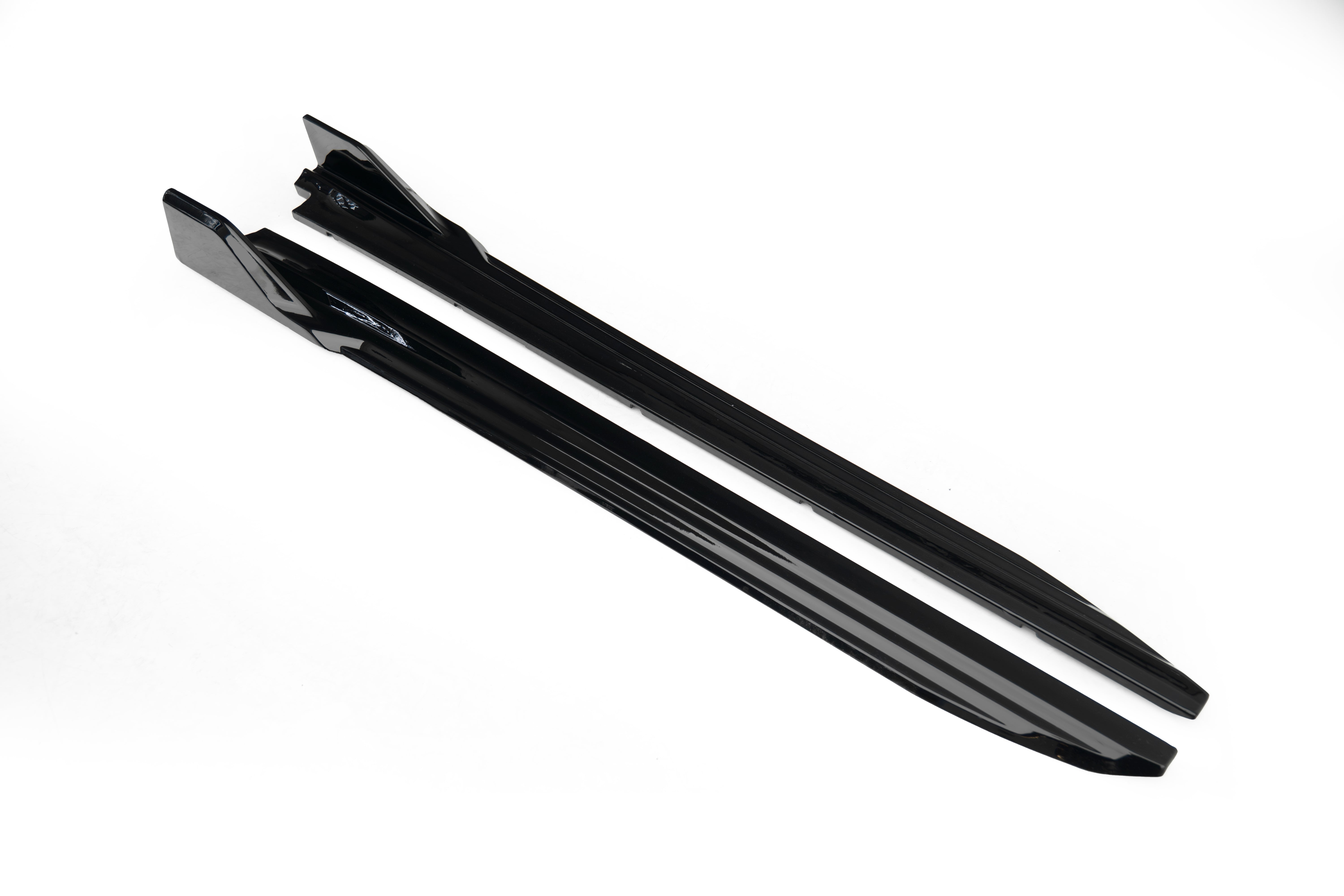 BMW X5 M50d xDrive50i eDrive (with M-package rocker panel) F15 (Both Fits Pre-LCI &  LCI) 2014 2015 2016 2017 2018 with Aftermarket Parts - M Sport Performance Conversion Style Side Skirts ABS from DuPont Tech