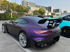 Mercedes Benz AMG GT GTS C190 2016 2017 2018 2019 2020 2021 with Aftermarket Parts - Black Series Conversion Style Full Body Kit Polypropylene / Dry Pre-preg Carbon Fiber from DuPont Tech
