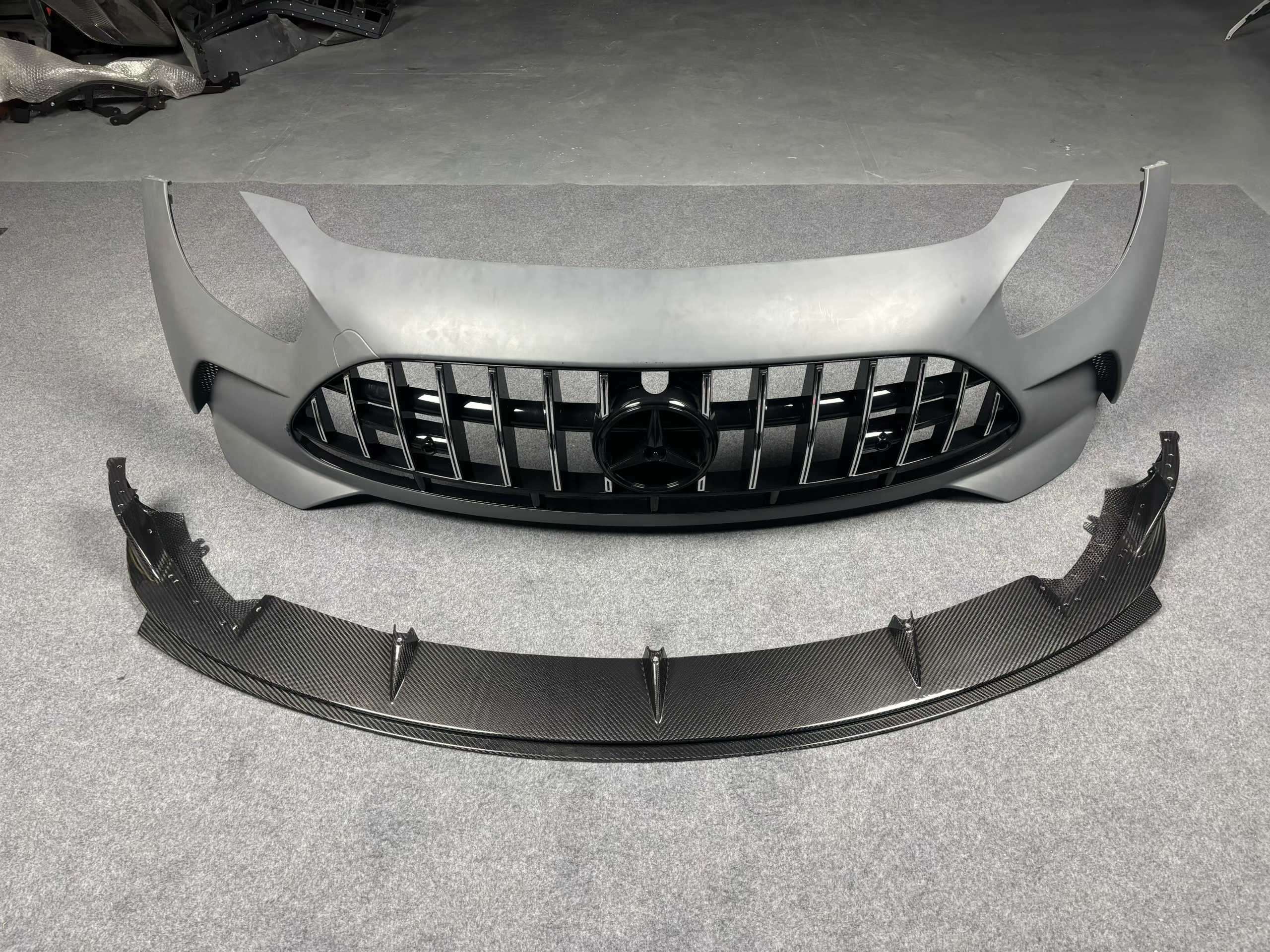 Mercedes Benz AMG GT GTS C190 2016 2017 2018 2019 2020 2021 with Aftermarket Parts - Black Series Conversion Style Full Body Kit Polypropylene / Dry Pre-preg Carbon Fiber from DuPont Tech
