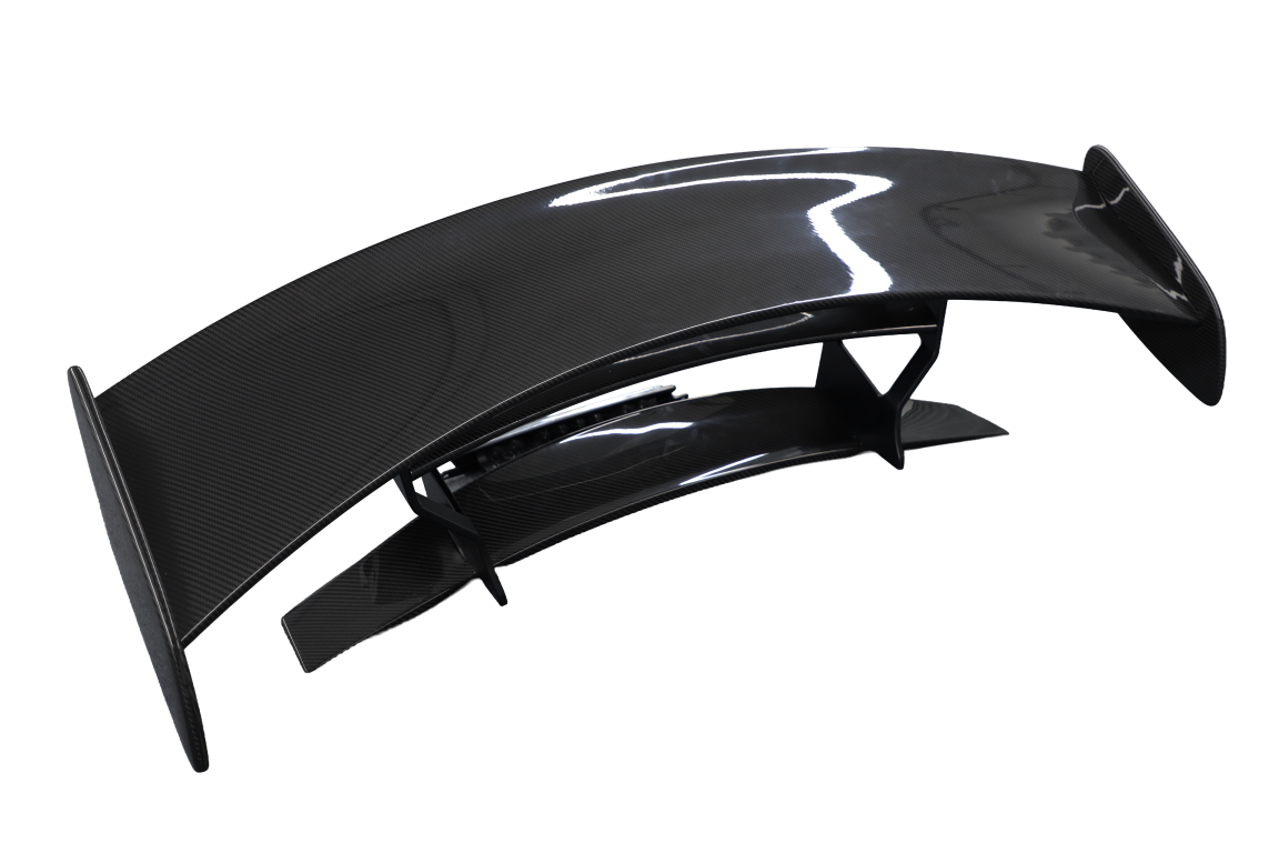 Mercedes Benz AMG GT GTS GTC C190 2015 2016 2017 2018 2019 2020 2021 with Aftermarket Parts - Black Series Conversion Style Rear Wing Dry Pre-preg Carbon Fiber from DuPont Tech