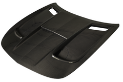 Mercedes Benz AMG GT GTS GTC GTR Pro C190 2016 2017 2018 2019 2020 2021 with Aftermarket Parts - Black Series Conversion Style Hood PP Polypropylene / Dry Pre-preg Carbon Fiber from DuPont Tech