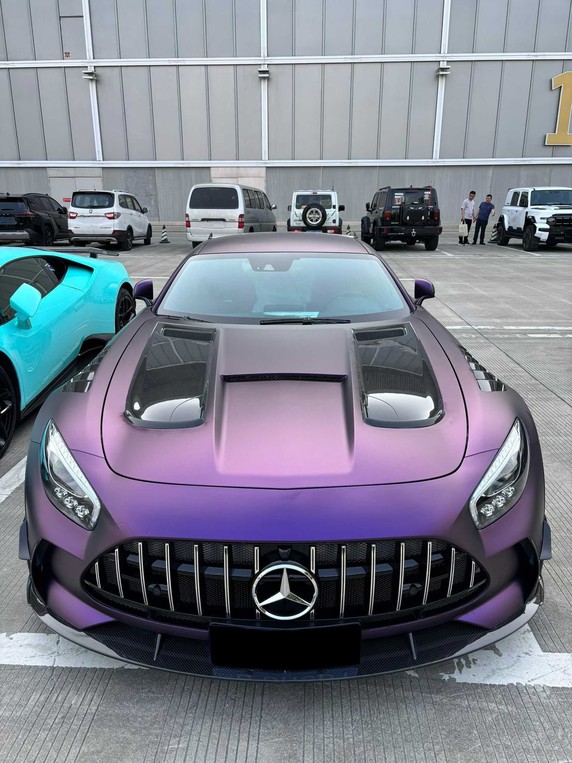 Mercedes Benz AMG GT GTS C190 2016 2017 2018 2019 2020 2021 with Aftermarket Parts - Black Series Conversion Style Full Body Kit Polypropylene / Dry Pre-preg Carbon Fiber from DuPont Tech