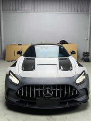 Mercedes Benz AMG GT GTS GTC GTR Pro C190 2016 2017 2018 2019 2020 2021 with Aftermarket Parts - Front Bumper & Lip PP Polypropylene / Dry Pre-preg Carbon Fiber from DuPont Tech