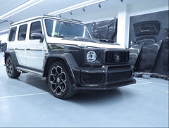 Mercedes Benz G-Class G63 AMG G550 W463A W464 2019 2020 2021 2022 2023 2024 with Aftermarket Parts - BRBS B800 Style B900 Upgrade Package Dry Pre-preg Carbon Fiber from DuPont Tech