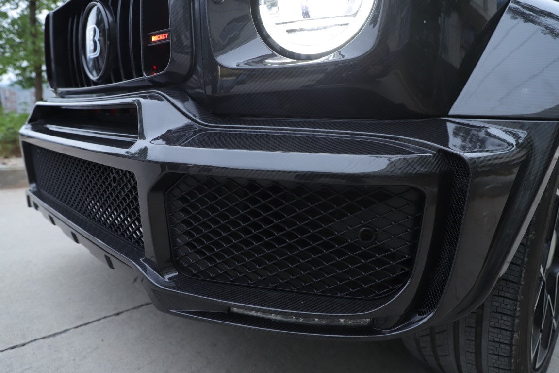 Mercedes Benz G-Class G63 AMG G550 W463A W464 2019 2020 2021 2022 2023 2024 with Aftermarket Parts - BRBS B800 Style B800 Package Dry Pre-preg Carbon Fiber from DuPont Tech