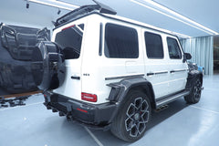 Mercedes Benz G-Class G63 AMG G550 W463A W464 2019 2020 2021 2022 2023 2024 with Aftermarket Parts - BRBS B800 Style Fender Flare Vents Trims Dry Pre-preg Carbon Fiber from DuPont Tech