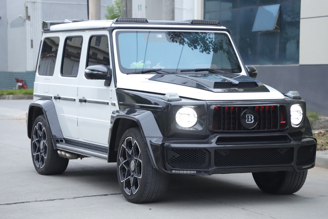 Mercedes Benz G-Class G63 AMG G550 W463A W464 2019 2020 2021 2022 2023 2024 with Aftermarket Parts - BRBS B800 Style Front Bumper Dry Pre-preg Carbon Fiber from DuPont Tech