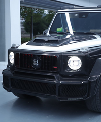 Mercedes Benz G-Class G63 AMG G550 W463A W464 2019 2020 2021 2022 2023 2024 with Aftermarket Parts - BRBS B800 Style Front Bumper Dry Pre-preg Carbon Fiber from DuPont Tech