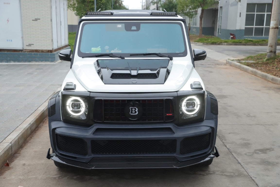 Mercedes Benz G-Class G63 AMG G550 W463A W464 2019 2020 2021 2022 2023 2024 with Aftermarket Parts - BRBS B800 Style Front Grill with Emblem PP Polypropylene from DuPont Tech