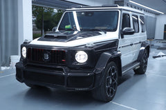 Mercedes Benz G-Class G63 AMG G550 W463A W464 2019 2020 2021 2022 2023 2024 with Aftermarket Parts - BRBS B800 Style Front Grill with Emblem PP Polypropylene from DuPont Tech
