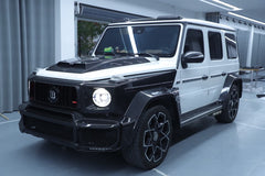 Mercedes Benz G-Class G63 AMG G550 W463A W464 2019 2020 2021 2022 2023 2024 with Aftermarket Parts - BRBS B800 Style Front Grill with Emblem PP Polypropylene from DuPont Tech