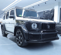 Mercedes Benz G-Class G63 AMG G550 W463A W464 2019 2020 2021 2022 2023 2024 with Aftermarket Parts - BRBS B900 Style Front Lip Dry Pre-preg Carbon Fiber from DuPont Tech