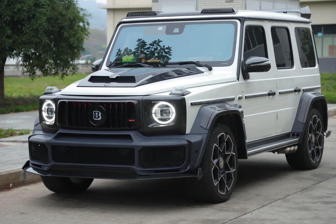 Mercedes Benz G-Class G63 AMG G550 W463A W464 2019 2020 2021 2022 2023 2024 with Aftermarket Parts - BRBS B900 Style Front Lip Dry Pre-preg Carbon Fiber from DuPont Tech