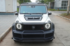 Mercedes Benz G-Class G63 AMG G550 W463A W464 2019 2020 2021 2022 2023 2024 with Aftermarket Parts - BRBS B900 Style Front Lip Dry Pre-preg Carbon Fiber from DuPont Tech