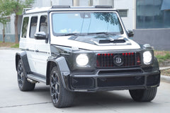 DuPont Tech BRBS B800 Style Hood Bonnet for Mercedes Benz G-Class G63 AMG G550 W463A W464 2019-2024 Dry Pre-preg Carbon Fiber
