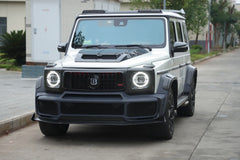 Mercedes Benz G-Class G63 AMG G550 W463A W464 2019 2020 2021 2022 2023 2024 with Aftermarket Parts - BRBS B800 Style Hood Bonnet Dry Pre-preg Carbon Fiber from DuPont Tech