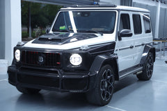 Mercedes Benz G-Class G63 AMG G550 W463A W464 2019 2020 2021 2022 2023 2024 with Aftermarket Parts - BRBS B800 Style Front Fenders Dry Pre-preg Carbon Fiber from DuPont Tech