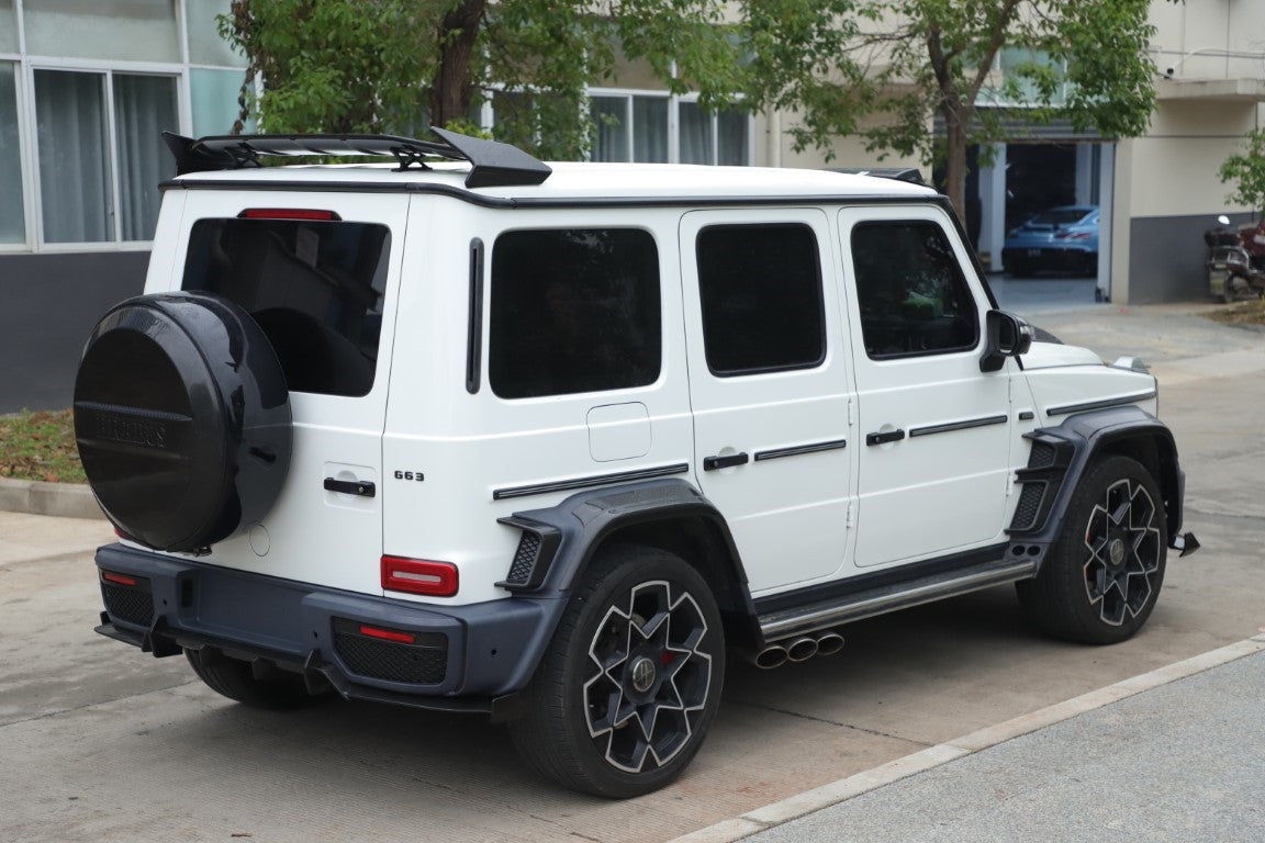 Mercedes Benz G-Class G63 AMG G550 W463A W464 2019 2020 2021 2022 2023 2024 with Aftermarket Parts - BRBS B900 Style Rear Diffuser Dry Pre-preg Carbon Fiber from DuPont Tech