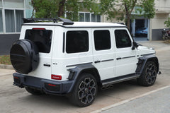 Mercedes Benz G-Class G63 AMG G550 W463A W464 2019 2020 2021 2022 2023 2024 with Aftermarket Parts - BRBS B900 Style Rear Diffuser Dry Pre-preg Carbon Fiber from DuPont Tech