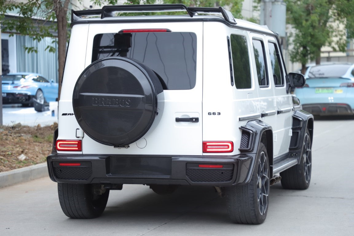 Mercedes Benz G-Class G63 AMG G550 W463A W464 2019 2020 2021 2022 2023 2024 with Aftermarket Parts - BRBS B800 Style Rear Wing Dry Pre-preg Carbon Fiber from DuPont Tech