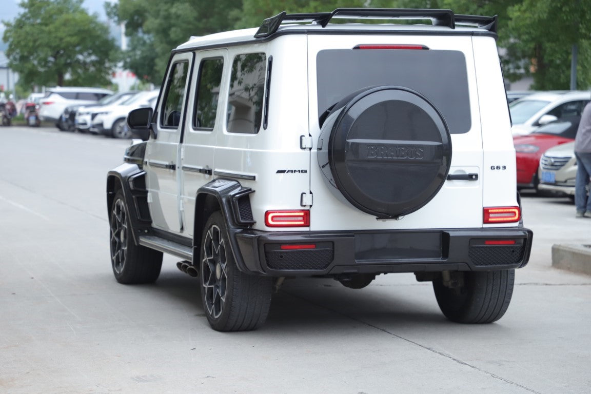 Mercedes Benz G-Class G63 AMG G550 W463A W464 2019 2020 2021 2022 2023 2024 with Aftermarket Parts - BRBS B800 Style Rear Wing Dry Pre-preg Carbon Fiber from DuPont Tech