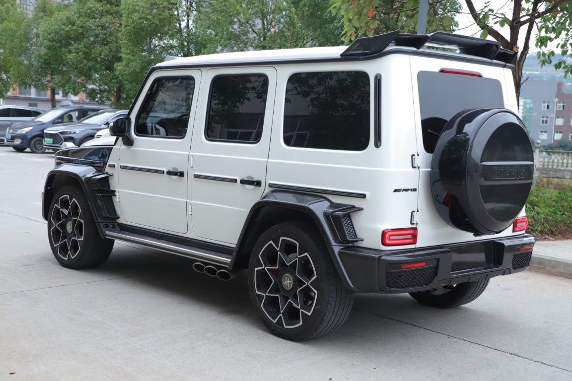 Mercedes Benz G-Class G63 AMG G550 W463A W464 2019 2020 2021 2022 2023 2024 with Aftermarket Parts - BRBS B800 Style Rear Wing Dry Pre-preg Carbon Fiber from DuPont Tech