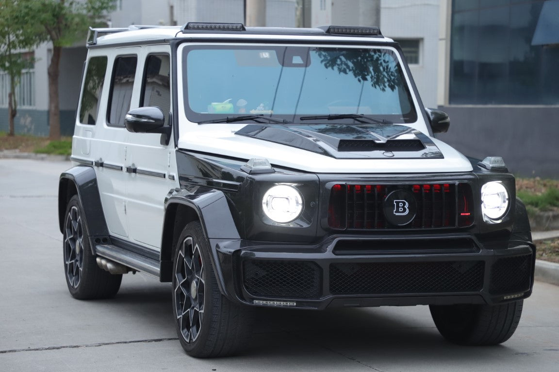 Mercedes Benz G-Class G63 AMG G550 W463A W464 2019 2020 2021 2022 2023 2024 with Aftermarket Parts - BRBS B800 Style Widebody Wheel Arches Fender Flares Dry Pre-preg Carbon Fiber from DuPont Tech