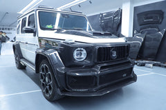 Mercedes Benz G-Class G63 AMG G550 W463A W464 2019 2020 2021 2022 2023 2024 with Aftermarket Parts - BRBS B800 Style Widebody Wheel Arches Fender Flares Dry Pre-preg Carbon Fiber from DuPont Tech