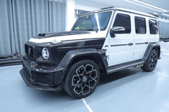 Mercedes Benz G-Class G63 AMG G550 W463A W464 2019 2020 2021 2022 2023 2024 with Aftermarket Parts - BRBS B900 Style Indicator Turn Signal Surround Bezel Trim Dry Pre-preg Carbon Fiber from DuPont Tech